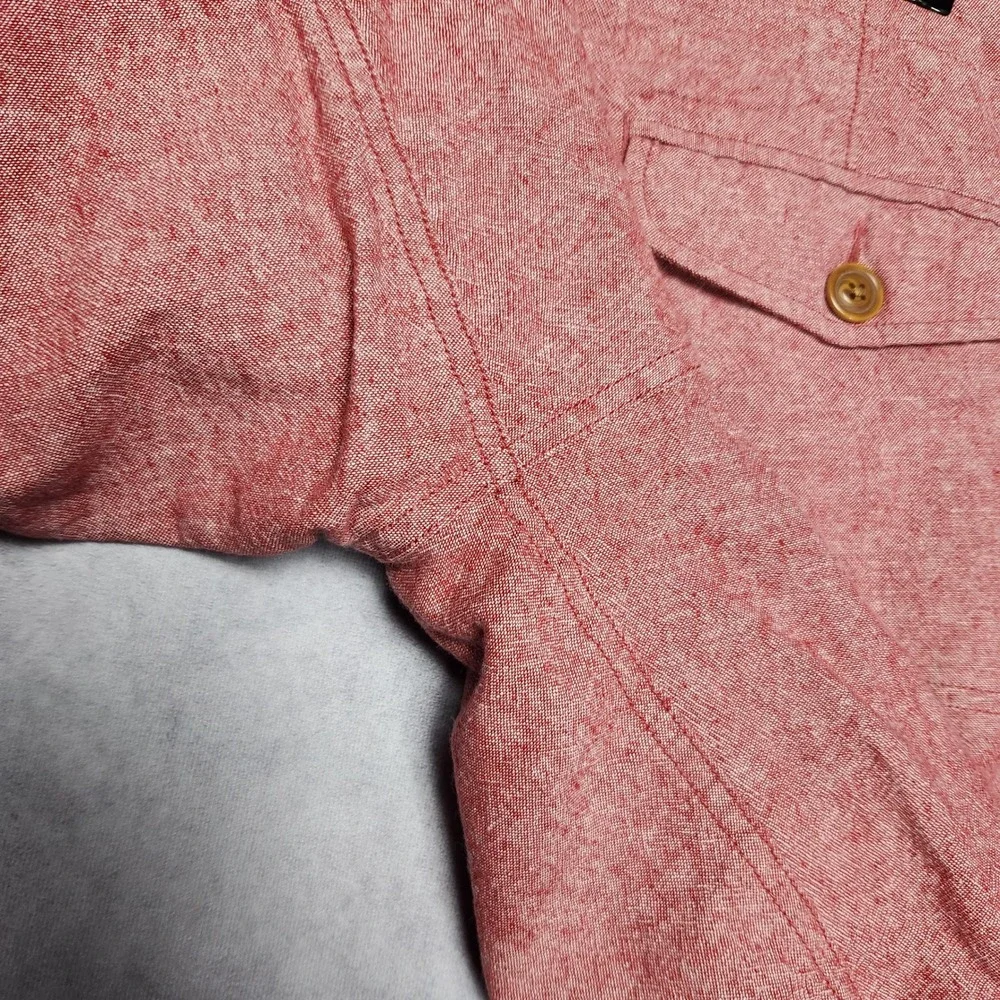 J. Crew Mens Pink Beach Shorts 34 Linen Blend Flat Front Casual‎